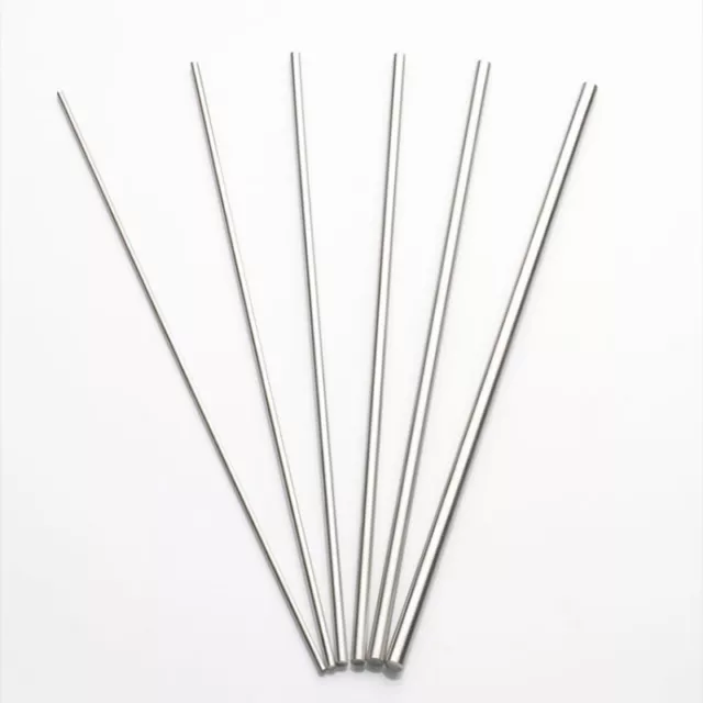 5/10PCS Stainless Steel Solid Round Rod Lathe Bar Stock Assorted Material