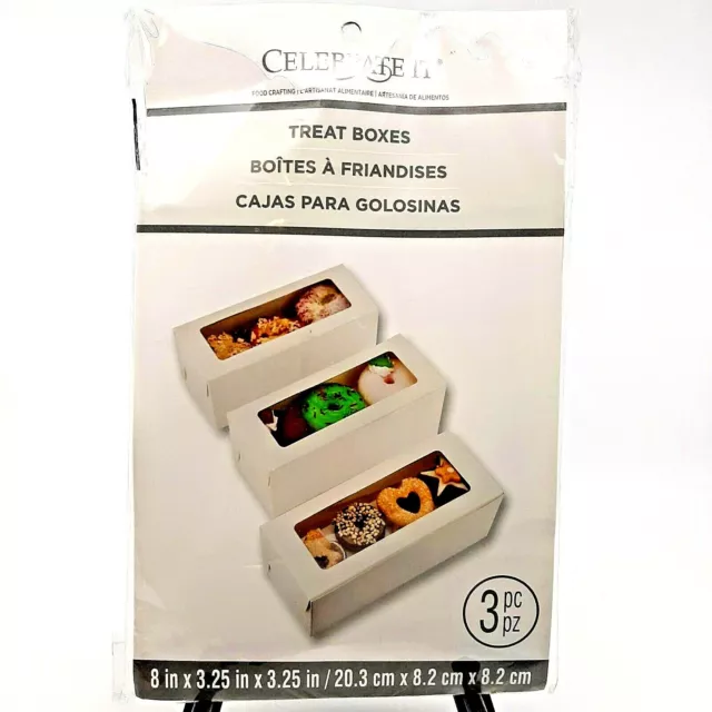 Cajas de galletas Treat de Celebrate It 3 piezas