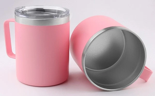 12 oz Double Wall Stainless Steet Vacuum Insulated Coffee Travel Mug with Lid