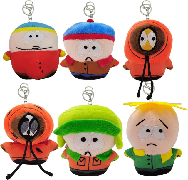 South Park Plush Keyring Doll Soft Toys Kenny Stan Kyle Cartman McCormick Gifts