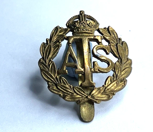 WWII WW2 ATS Auxiliary Territorial service cap Badge 39x35 mm £15.13 ...