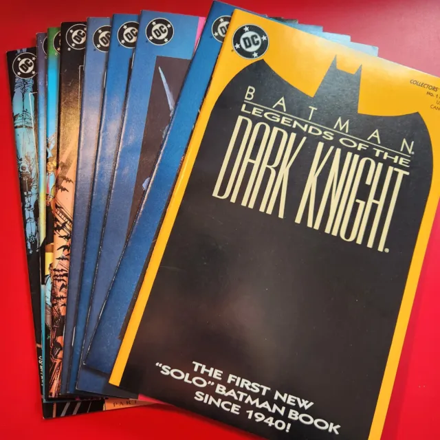 Batman Legends of the Dark Knight #1-#9 1989 DC Comic Books NM-