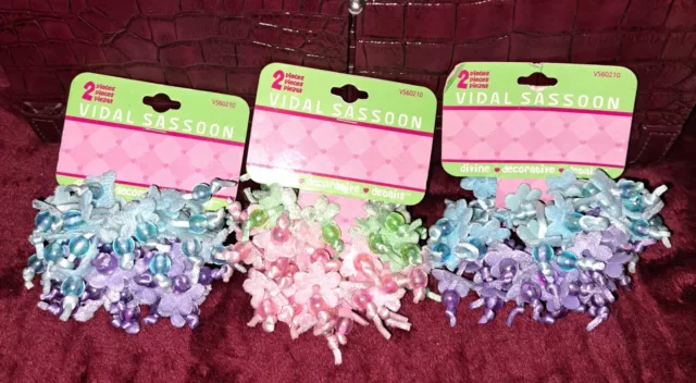 Three 2-packs Vidal Sassoon Girls Scrunchies See Photos