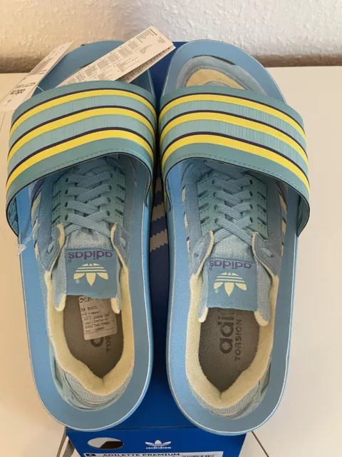 ADIDAS ZX 8000 AQUA Adilette Premium GR. 46 Neu FX4379