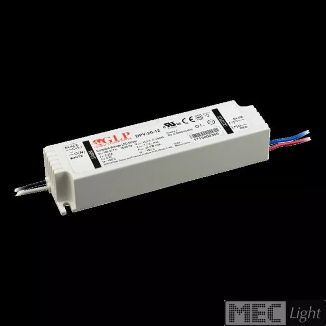 Transformador LED Con 24V / Dc - 20W 0,85A 230V / AC (DPV 20 24) Alimentación