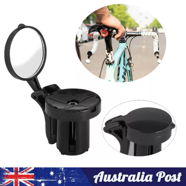 Bike Rearview Mirror Cycling Rear View Safety Handlebar Flexible Bicycle