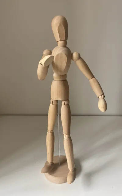 IKEA Gestalta 21576 Wood Mannequin Artist Sketch Figure Model Poseable 13" Tall
