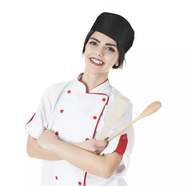 Chef Hat Breathable Mesh Hat Cooking Chef Caps Kitchen Working Hat
