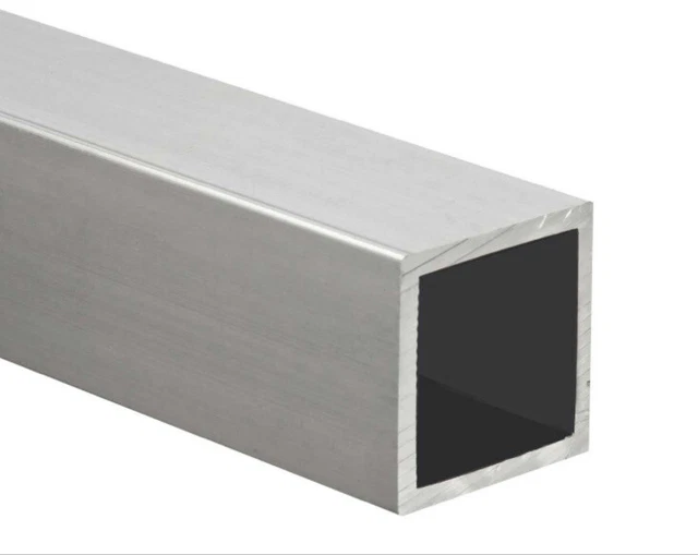 3"x 3"x 1/4" Wall x 12" Long ALUMINUM 6061 T6 SQUARE TUBE EXTRUDED Cut New