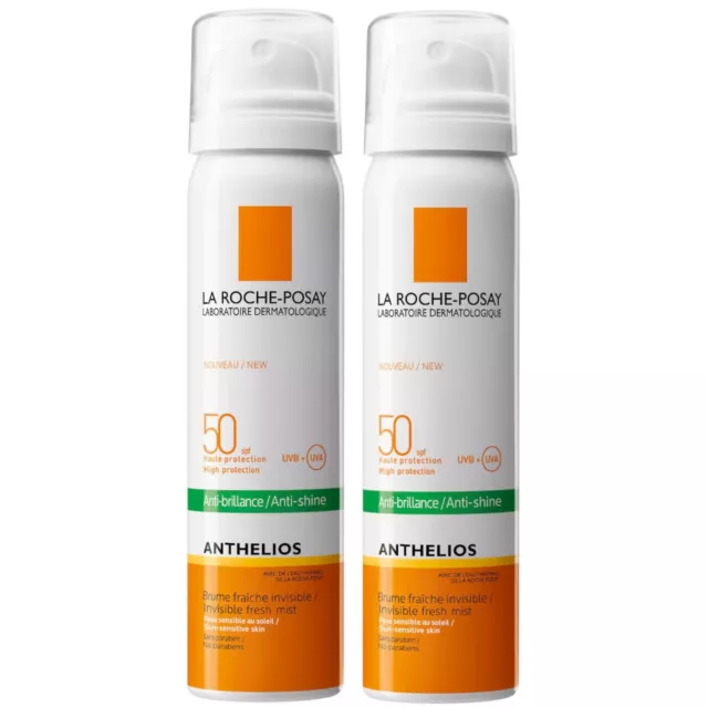 2 x La Roche-Posay Anthelios Sonnenschutz Gesichtsnebel 75ml