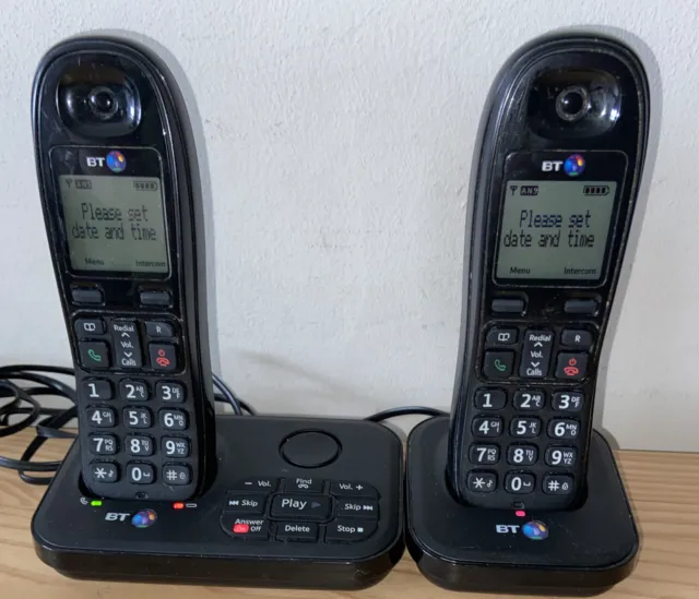 BT 3920 Cordless Phones X2 / Answer Machine  Working Order