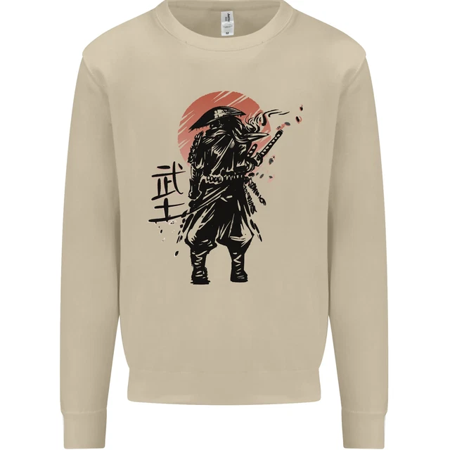 Felpa maglione Samurai Sun MMA Warrior da uomo 4