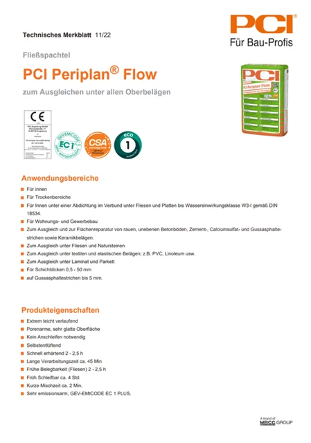 pci-periplan-flow-25kg-flie-spachtel-bodenausgleichmasse-compensator