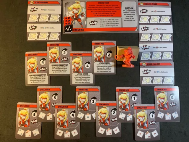 Marvel United Villains, Challenges, Locations ~ Kickstarter Minis, Promos, X-Men