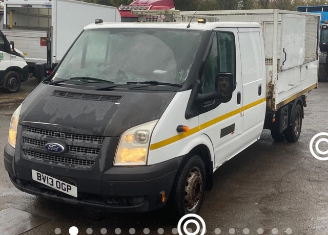 2013-13 reg transit crew, cab tipper t350 RWD L3H1 2,2