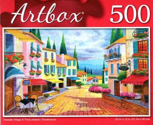 Seaside Village - 500 Pieces Jigsaw Puzzle