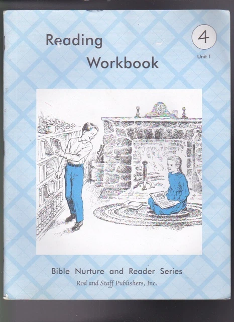 ROD & STAFF Exploring With God Grade 4 Reading Workbook Unit 1 PAPERBACK