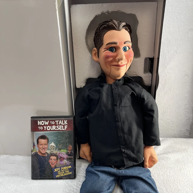 LITTLE JEFF DUNHAM Ventriloquist Dummy In Box with instruction video