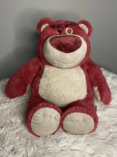 TOY STORY 3 Lotso Huggin' Teddy Bear Plush 15" Strawberry Scented