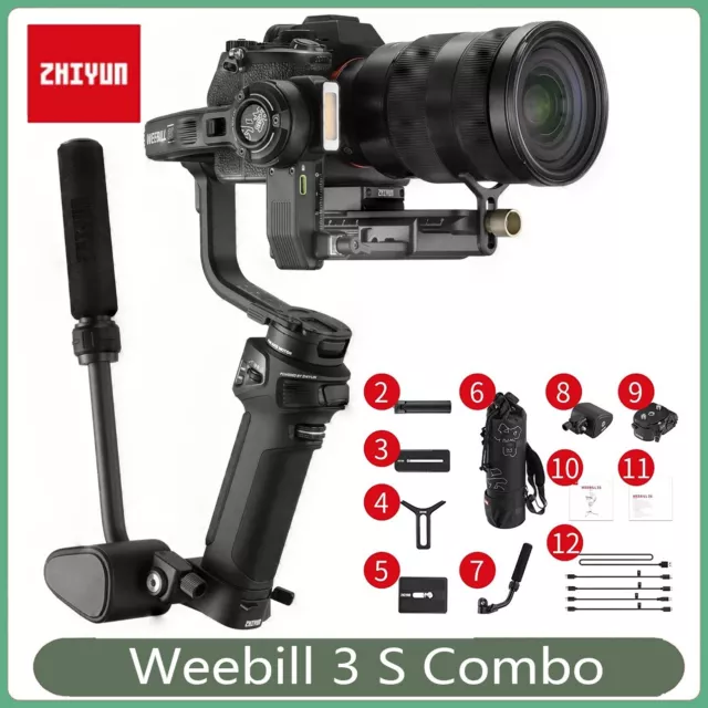 Zhiyun Weebill 3 S 3S Combo Gimbal Stabilizer 3-Axis Handheld Video Stabilizer