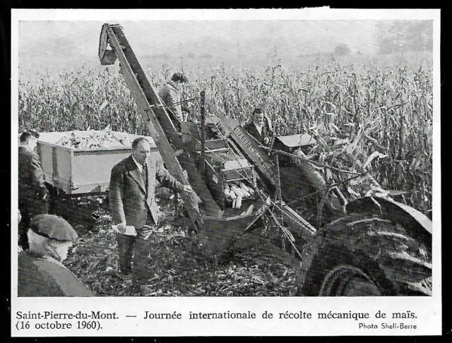 1970 -- Saint Pierre Du Mont 16 Oct 1960 International Maize Day 3R655