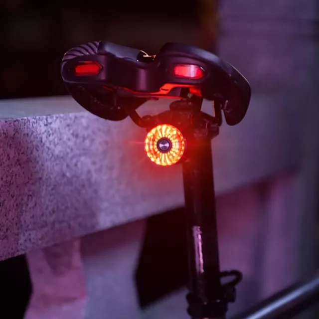 Bicycle Smart Brake Sensing Rear Light USB Rechargeable LED Bike Taillight