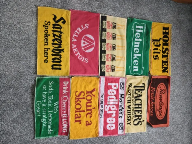 10 Vintage Retro Towels , all unused new ,not seconds, perfect condition
