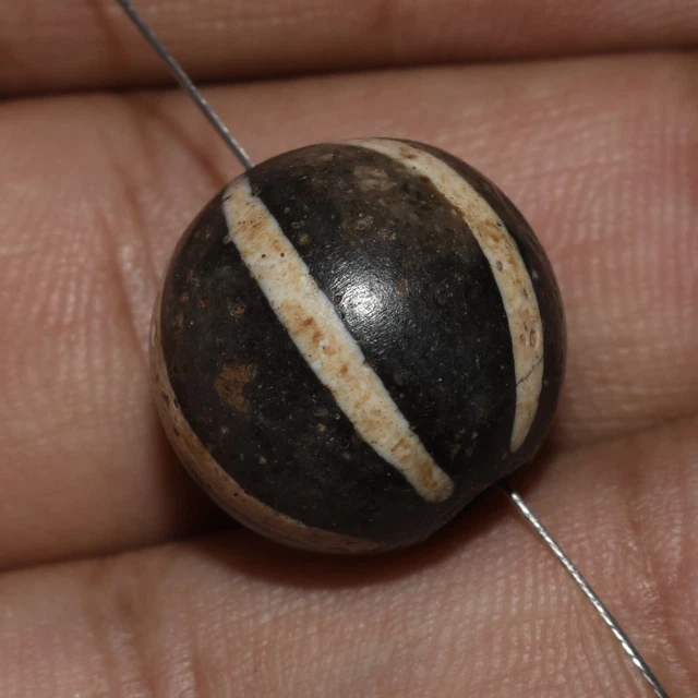 Large Genuine Ancient  Pyu Tircul Burmese Pumtek with 6 lines Over 1000 Year Old