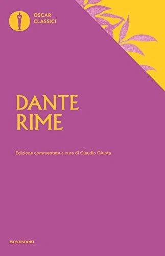 rime ediz commentata Dante Alighieri 8804684674