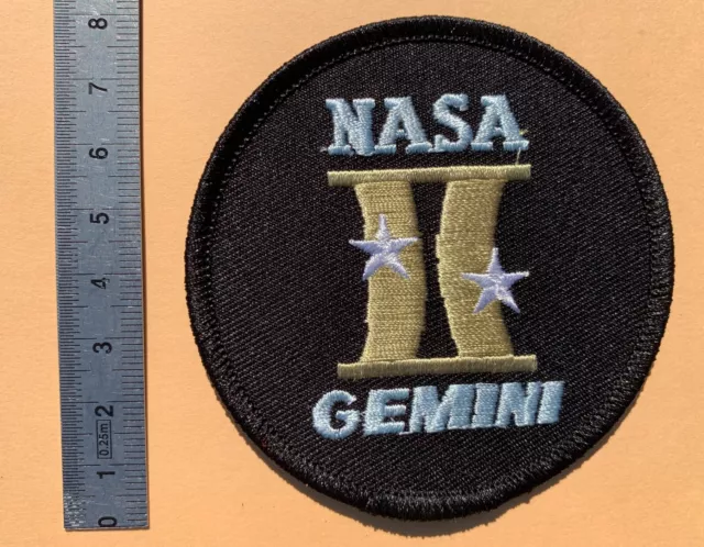 ÉCUSSON Patch NASA Programme PROJECT GEMINI Espace Space Spaceflight Tissu Brodé