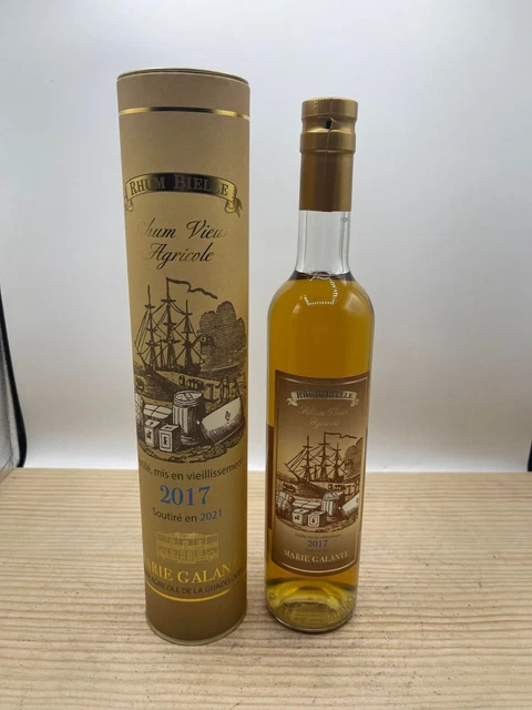 1 bouteille de rhum vieux agricole rhum bielle marie galante 2017 50 cl 42°