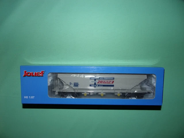 Wagon céréalier Andros chez Jouef en HO 663800 - Modélisme