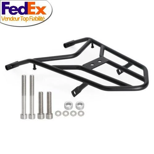 Porte-Bagages Avec Plaque Noir pour Honda CRF 300 L CRF300 Rally 2021-2022 P1
