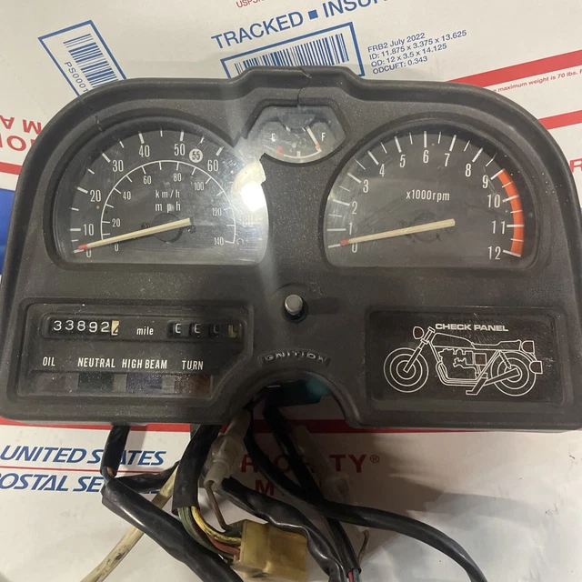 1981 81 Suzuki GS1100E Gauge Cluster Speedometer Odometer instrument tachometer