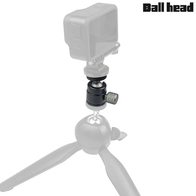 360 Degrees Swivel Aluminum-Alloy Ball Head Tripod Mini Mount With 1/4 Thread
