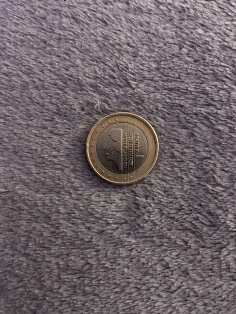 Pièce de 1 euros Rare Beatrix Année 2000 Koningin Der Nederlanden