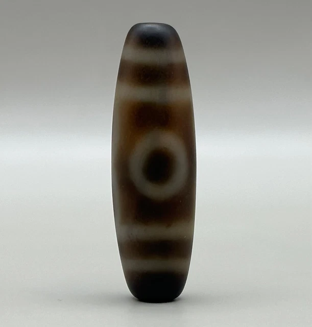 Very Old Ancient Indo Tibetan Himalayan Rare Eye Agate Dzi Bead