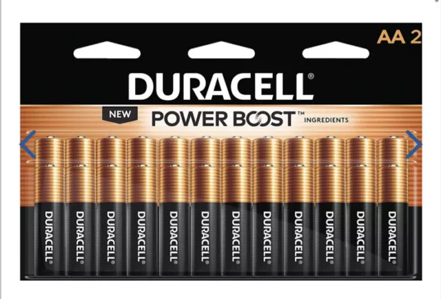 Duracell CopperTop AA Alkaline Batteries - 24 Pack