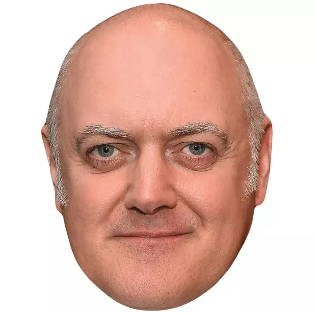 Dara O'Briain (Smile) Big Head. Masque plus grand que nature.