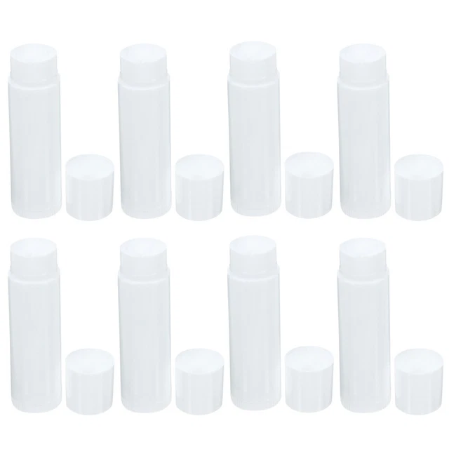 50 pz tubo balsamo per labbra tubo cera bocca tubo rossetto con tappi (trasparente