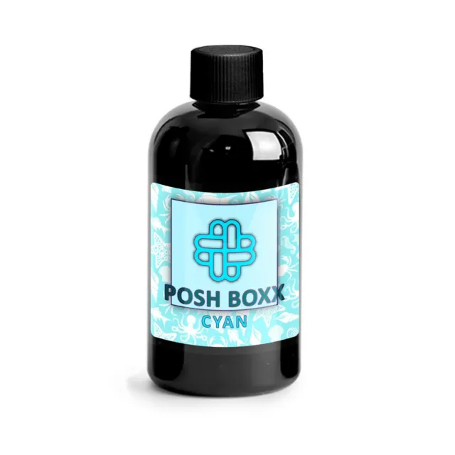 MADE IN USA - Edible Ink Refill for DIY Cake and Cookie Decoration - Cyan 2 oz