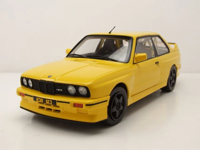 BMW M3 E30 1990 Rue Fighter Jaune Maquette de Voiture 1:18 Solido