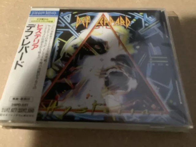 Def Leppard - Hysteria - Japan CD Complete With Insert And Obi