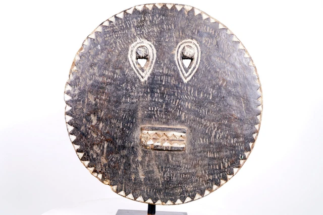 Black Baule Goli African Mask 19.75" - Ivory Coast - Tribal Art