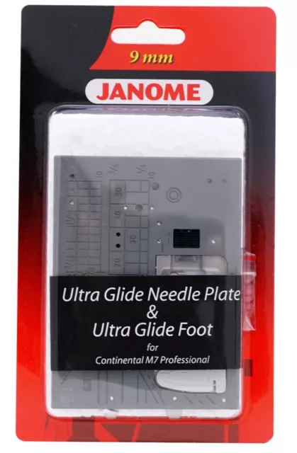 Janome Ultra Glide Needle Plate & Foot Set for CM7P 2