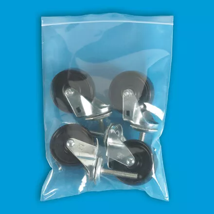 Bulk 1000-Pack of 4 x 4 Inch 8 Mil Clear Lock Seal Zipper Resealable Poly Bags