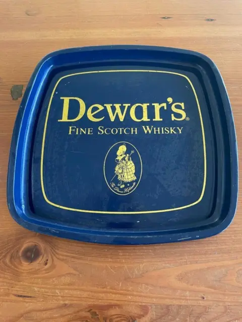 Dewar's Fine Scotch Whisky Serving Tray Comes In Good Original Condition