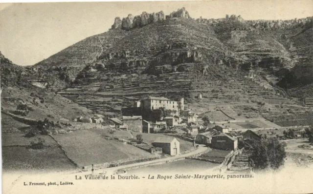 CPA La Vallée de la Dourbie - La Roque Ste-Marguerite panorama (161277)