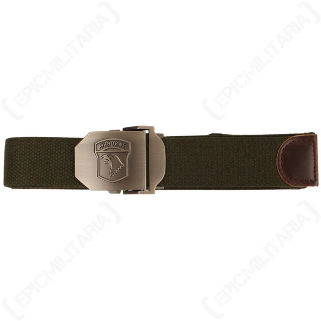 US Army Gürtel USAF Airforce Insignia Wing Buckle Belt -130cm WWII WK2 Usmc 35mm