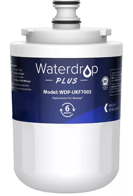 BRAND NEW Waterdrop Plus WDP-UKF7003 Refrigerator Water Filter Maytag Whirlpool